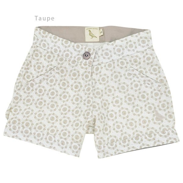 【SALE／40%OFF】オーガニックコットン キッズショートパンツ Flower