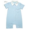 【SALE／50%OFF】オーガニックコットン ベビーショートオール（半袖）Little Business