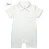 【SALE／50%OFF】オーガニックコットン ベビーショートオール（半袖）Little Business