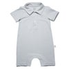 【SALE／50%OFF】オーガニックコットン ベビーショートオール（半袖）Classic 3 Button