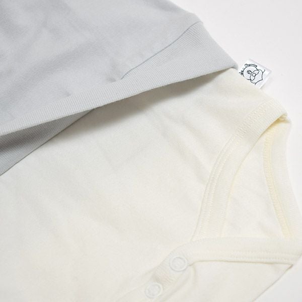 【SALE／50%OFF】オーガニックコットン ベビーロンパース（半袖）Lovingly Layered