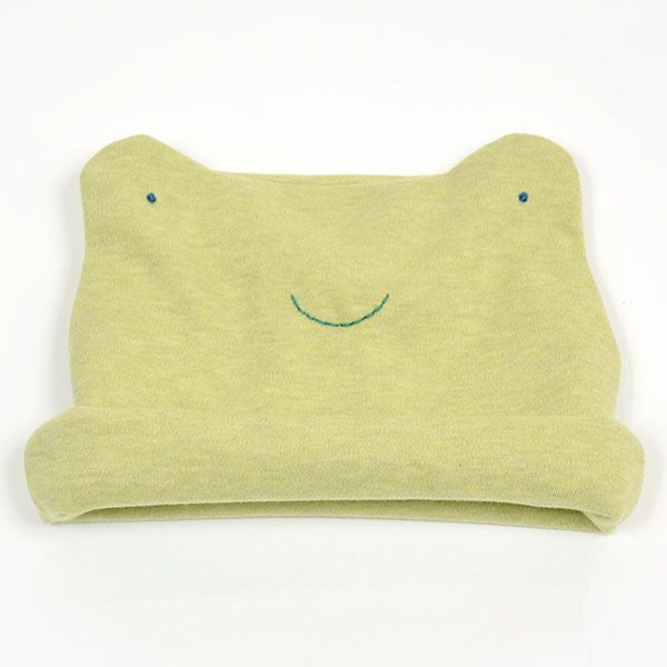 オーガニックコットン かえる キャップ