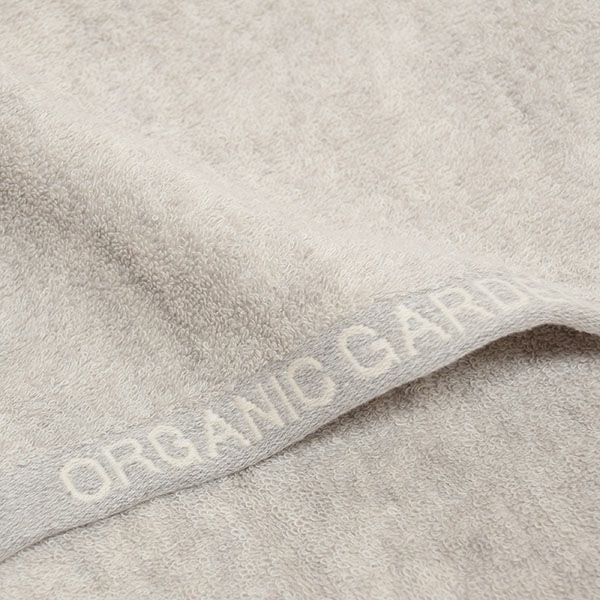 オーガニックコットン ロゴフェイスタオル 彩土染め