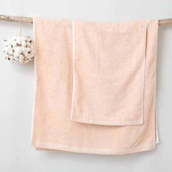 オーガニックコットン ロゴフェイスタオル 彩土染め