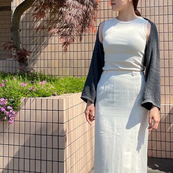 オーガニックコットン 五倍子染めアームカバーストール ナチュラルブラック