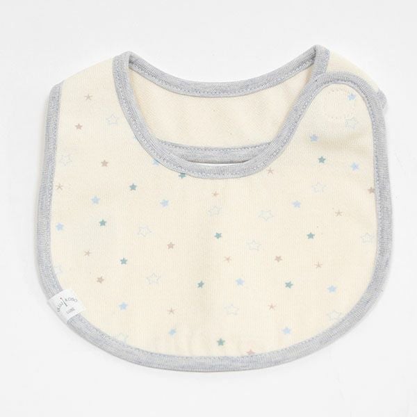 オーガニックコットン ベビー吊天竺 スタイ 金平糖