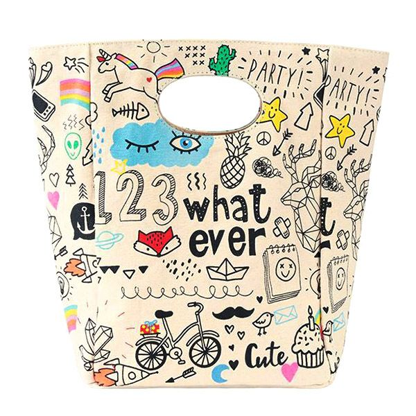 オーガニックコットン ランチバッグ CLASSIC WHATEVER