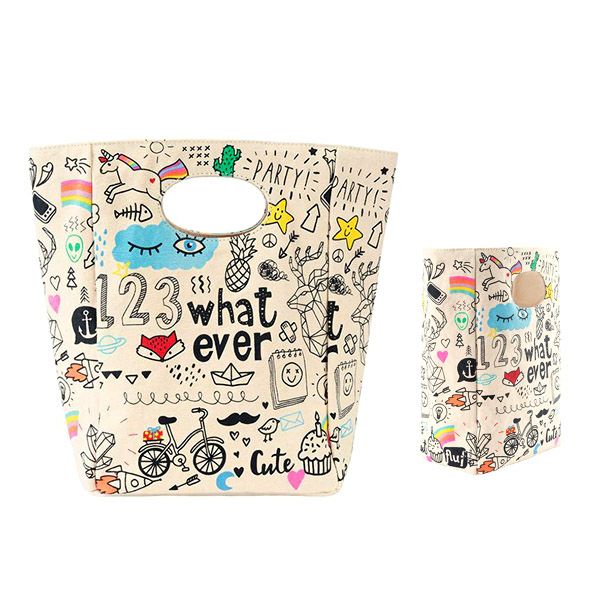 オーガニックコットン ランチバッグ CLASSIC WHATEVER