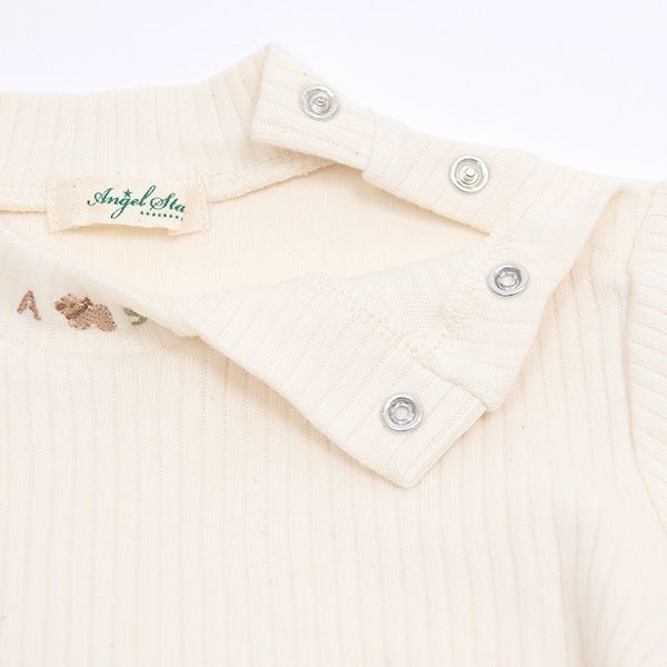 オーガニックコットン ベビーやわらかリブTシャツ(長袖)