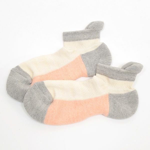 オーガニックコットン キッズ ヒーリンサポートパイルソックス