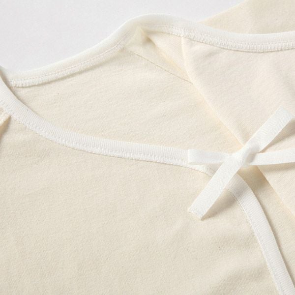 オーガニックコットン 22世紀ベビー フライス短肌着 50-60