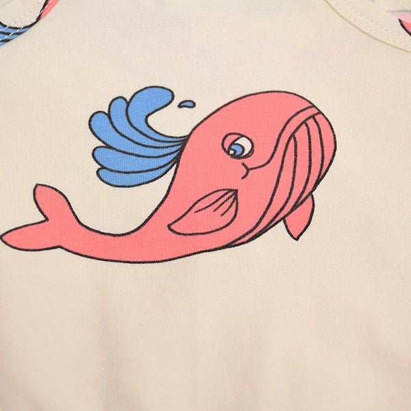 オーガニックコットン キッズサマーオールインワン Whale