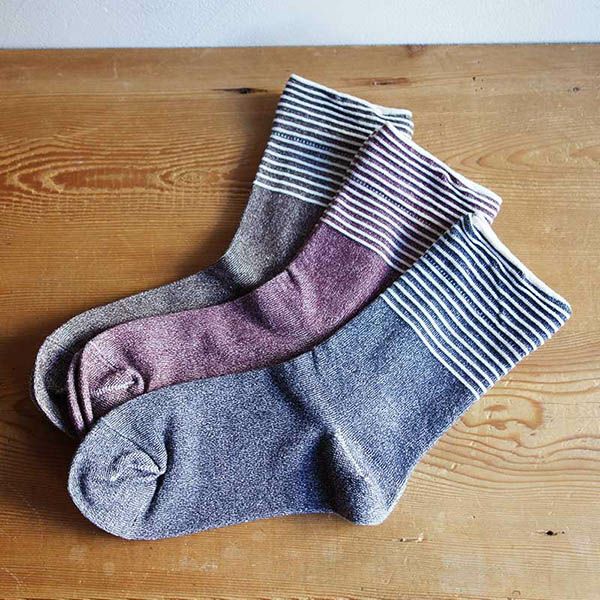 オーガニックコットン メンズいつもソックス