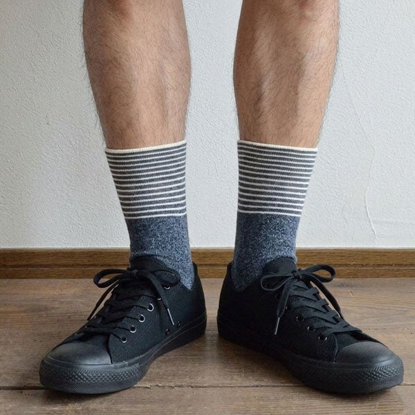 オーガニックコットン メンズいつもソックス