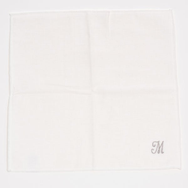 オーガニックコットン イニシャルミニタオル（ケース入り）