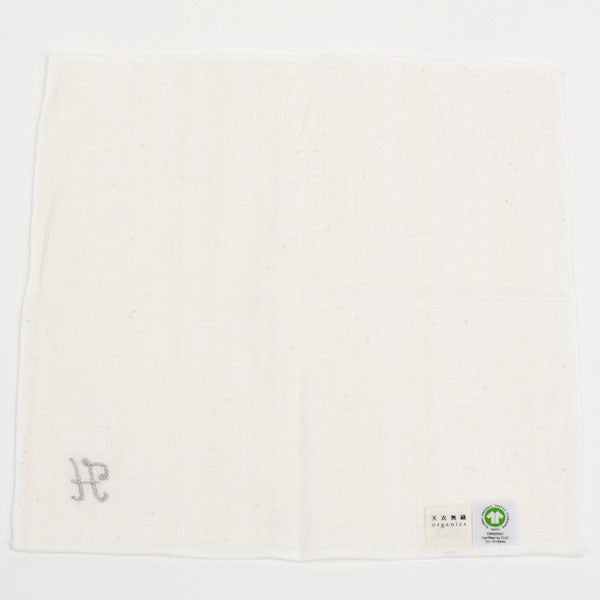 オーガニックコットン イニシャルミニタオル（ケース入り）