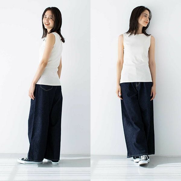 オーガニックコットン ベーシック ノースリーブ