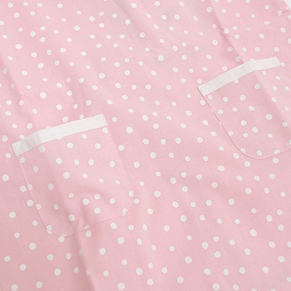 オーガニックコットン ベビーえり付きワンピースSpots（半袖）