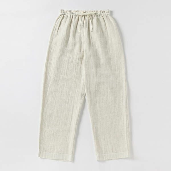 オーガニックコットン＆リネン メンズ ダブルガーゼパジャマ