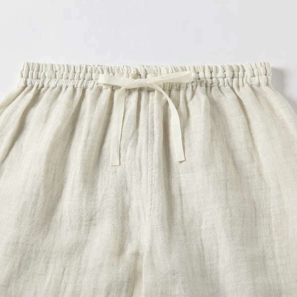 オーガニックコットン＆リネン メンズ ダブルガーゼパジャマ