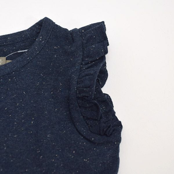 オーガニックコットン キッズフリルスリーブTシャツ Hunter