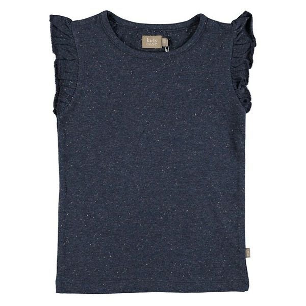 オーガニックコットン キッズフリルスリーブTシャツ Hunter