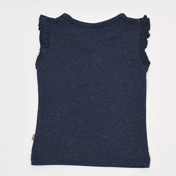 オーガニックコットン キッズフリルスリーブTシャツ Hunter