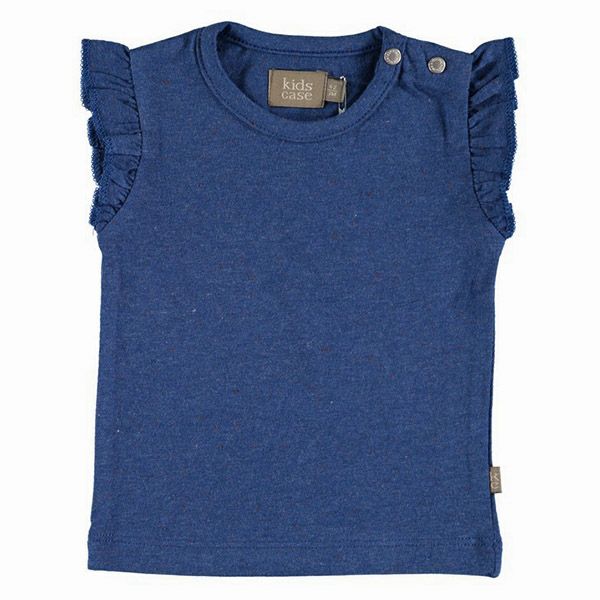 オーガニックコットン ベビーフリルスリーブTシャツ Hunter