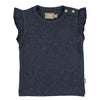 オーガニックコットン ベビーフリルスリーブTシャツ Hunter