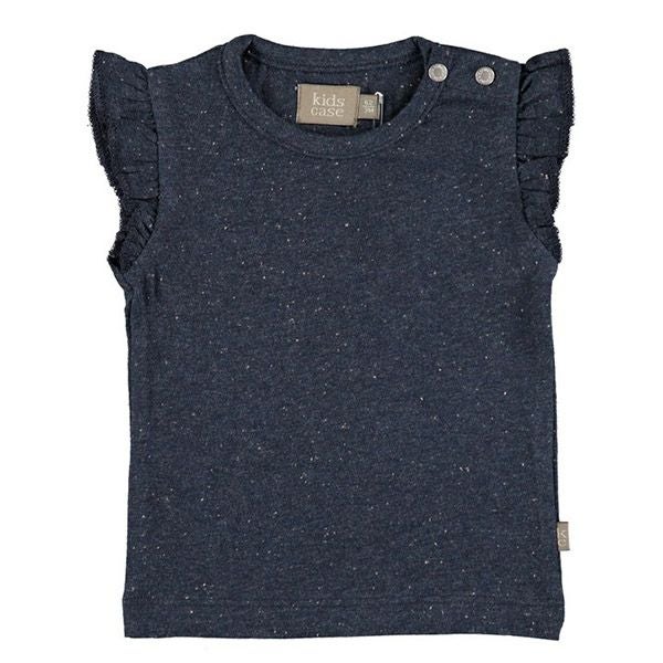 オーガニックコットン ベビーフリルスリーブTシャツ Hunter