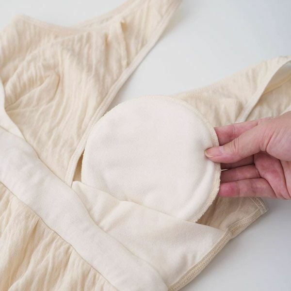 オーガニックコットン 母乳パッド 起毛