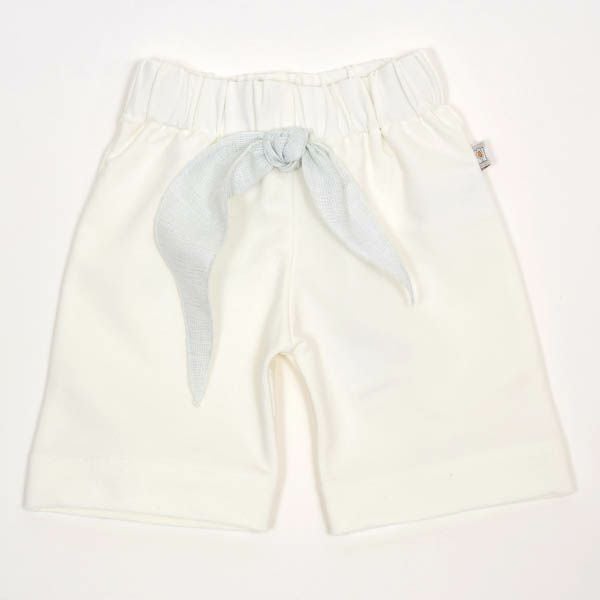 【SALE／30%OFF】オーガニックコットン ベビーリボン付きパンツ