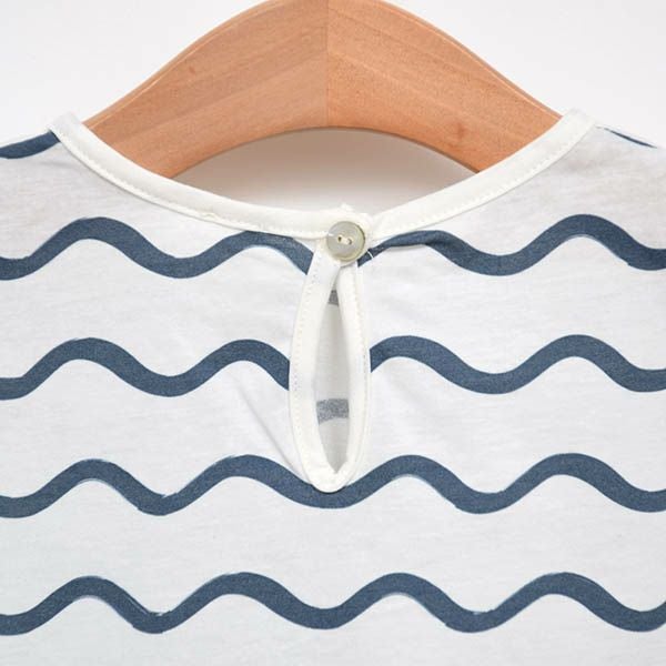 【SALE／30%OFF】オーガニックコットン ベビーTシャツ Onde(半袖)