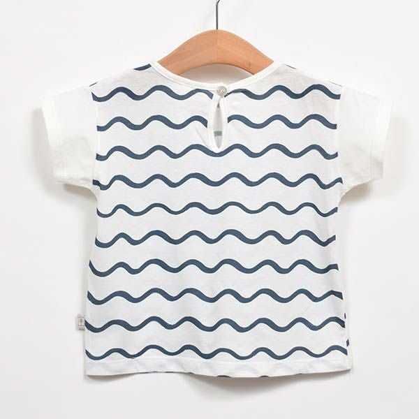 【SALE／30%OFF】オーガニックコットン ベビーTシャツ Onde(半袖)