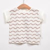 【SALE／30%OFF】オーガニックコットン ベビーTシャツ Onde(半袖)