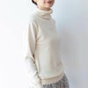 オーガニックコットン ニットタートルネック