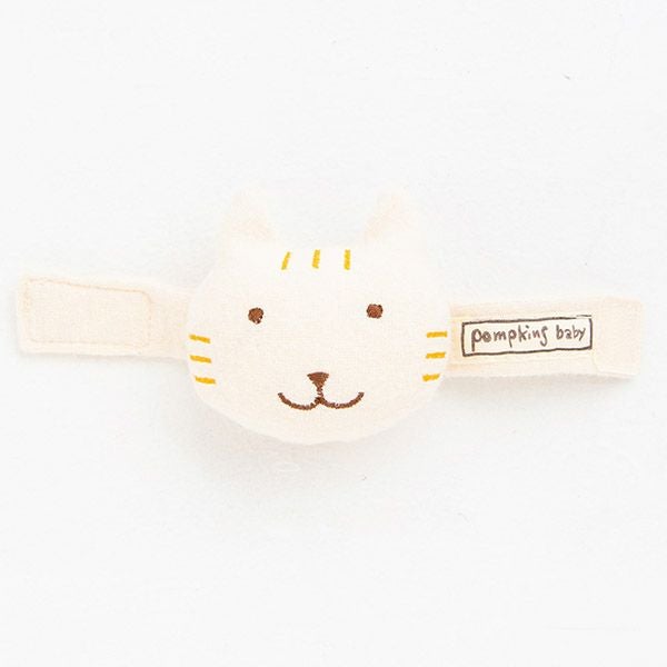 オーガニックコットン にゃんこリストガラガラ