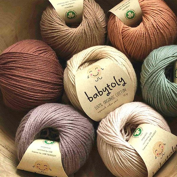 オーガニックコットン Supersoft Cotton yarn 50g Cinnamon