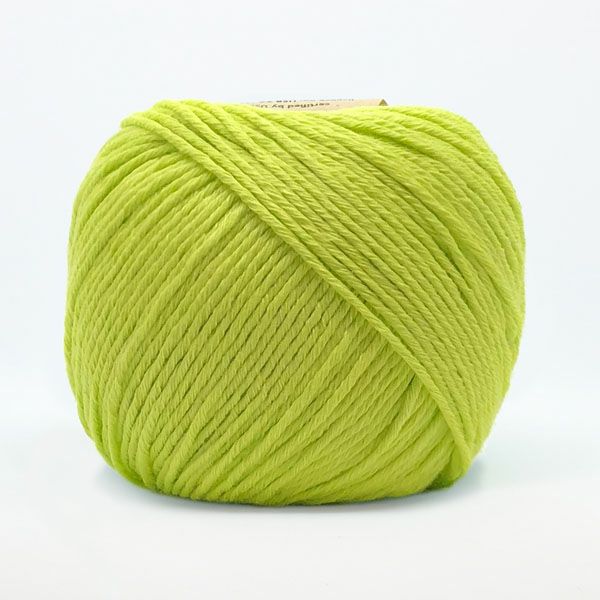 オーガニックコットン Supersoft Cotton yarn 50g Lime | オーガニック