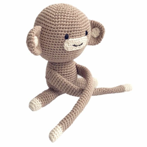 オーガニックコットン あみぐるみ Monkey