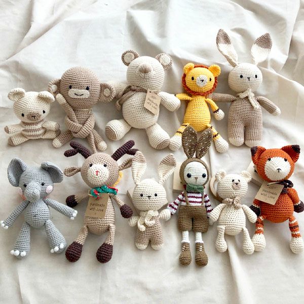 オーガニックコットン あみぐるみ Monkey