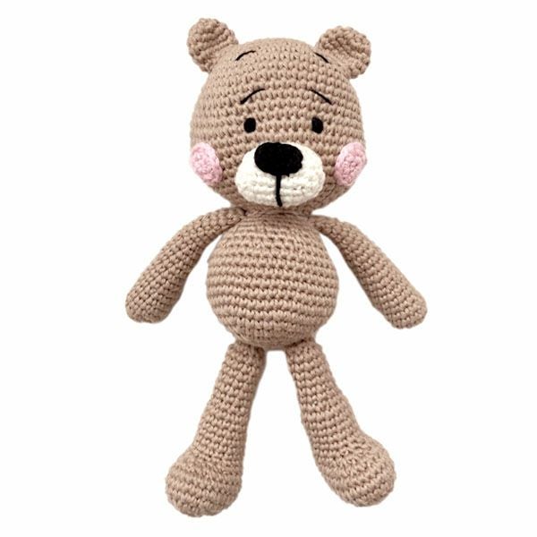 オーガニックコットン あみぐるみ Teddy Bear