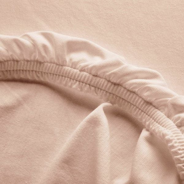 オーガニックコットン Jerseyフィットシーツ Rosa 100×200