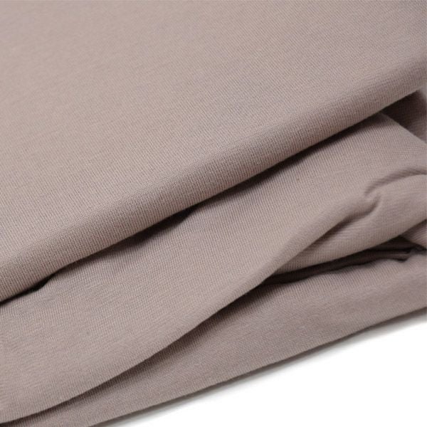 オーガニックコットン Jerseyフィットシーツ Sand 100×200