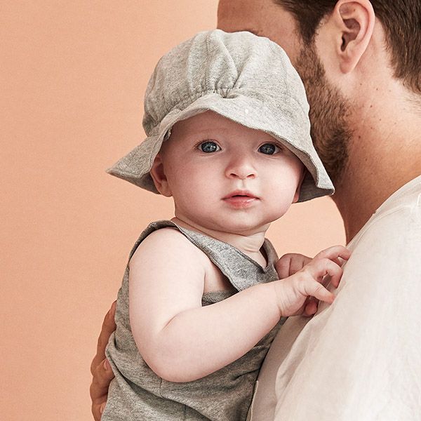 オーガニックコットン ベビー サンハット