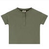 オーガニックコットン ベビー ヘンリーネックTシャツ(半袖)