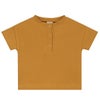 オーガニックコットン ベビー ヘンリーネックTシャツ(半袖)