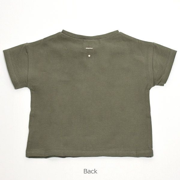 オーガニックコットン ベビー ヘンリーネックTシャツ(半袖)