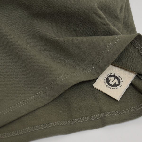 オーガニックコットン ベビー ヘンリーネックTシャツ(半袖)