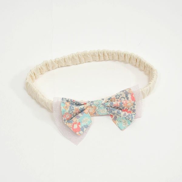 オーガニックコットン ベビーヘッドドレス リバティ